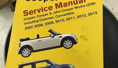 FS:: Mini Cooper Service manual 2007-13 Bentley Publishing - North
