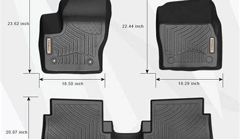 All Weather Floor Mats Full Set for 2015-2019 Ford Escape – YITAMotor