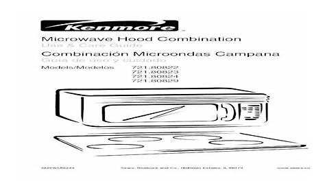Kenmore Elite Microwave manual - [PDF Document]