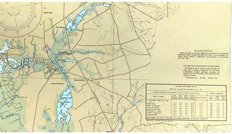 Vintage Delaware River Nautical Chart, 1977 | Chairish