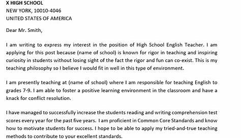 sample teacher introduction letter