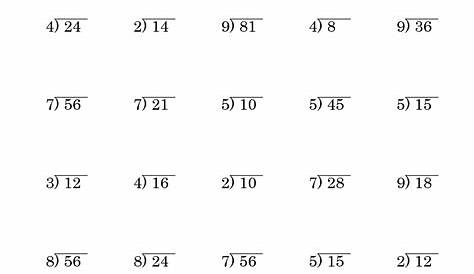 long division worksheets grade 5 free