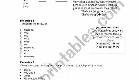 English worksheets: Pronouns