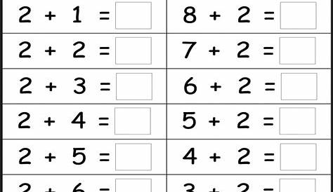 math facts practice printables
