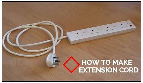 how to make an extension cord?