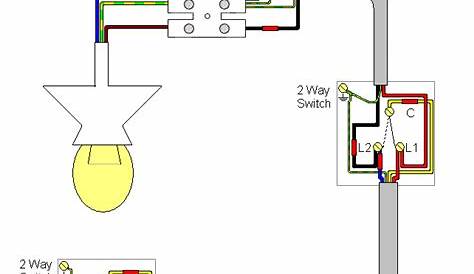 wiring diagram for 2 way light switch
