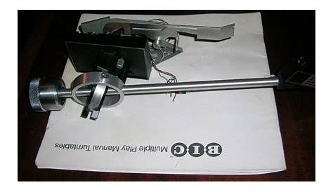 BIC 960 / 980 Turntable Tonearm and Owners Manual Photo #160233