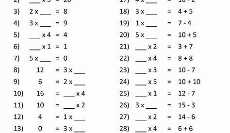 maths worksheet for class 3 multiplication