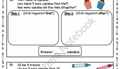 solving two-step problems worksheets