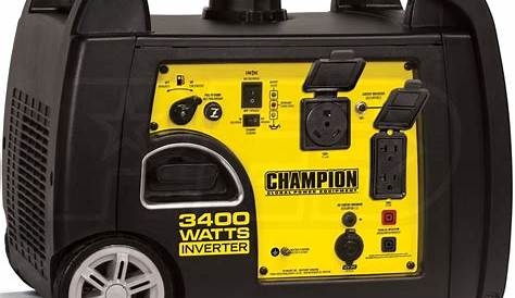 Champion 100233 - 3100 Watt Inverter Generator w/ RV Outlet CARB