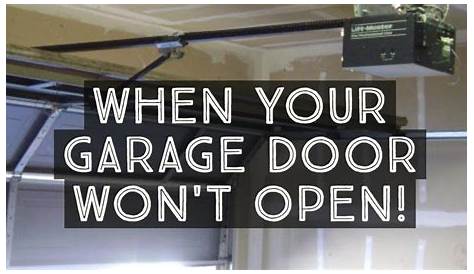 How To Open Garage Door No Power / Technical Facts Direct Drive Garage