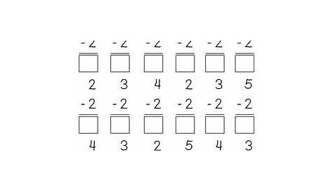 Kindergarten Subtraction Timed Tests (Subtract Within 5) | TpT