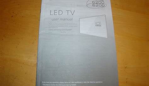samsung led tv user manual