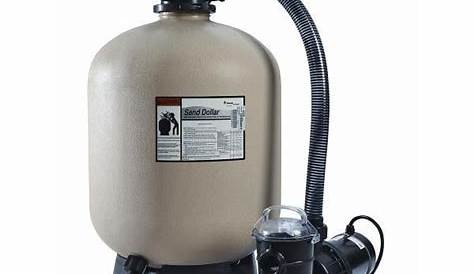 Pentair Sand Dollar SD60 Sand Filter System with 1-1/2HP Dynamo Above