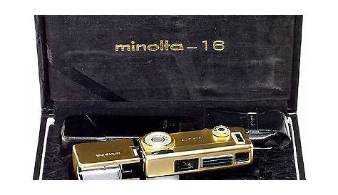 Minolta: Minolta 16 MG (gold) Price Guide: estimate a camera value