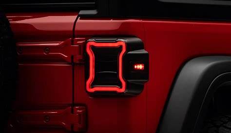 Raxiom Jeep Wrangler LED Tail Lights; Black Housing; Smoked Lens
