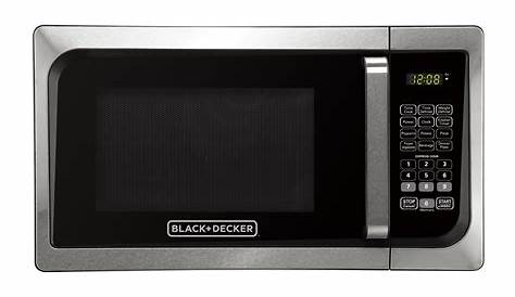 BLACK+DECKER EM925AJK-P1 0.9 Cu. Ft. Microwave With Pull Handle