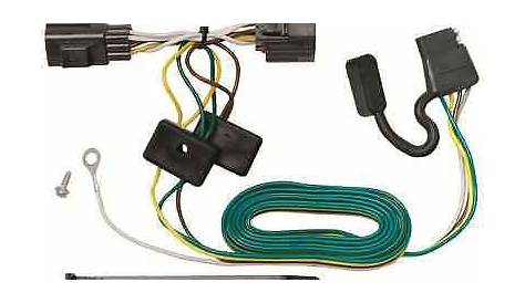 Trailer Wiring Harness Kit For 07-18 Jeep Wrangler Plug & Play T-One