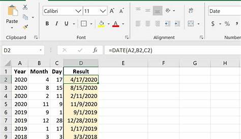 in an excel worksheets dates and times are