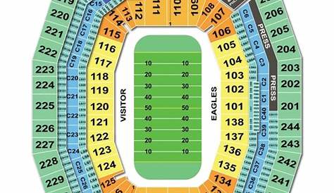 lincoln financial field seating chart beyonce