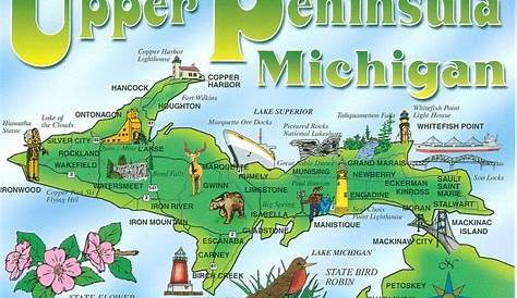 printable map of upper peninsula michigan