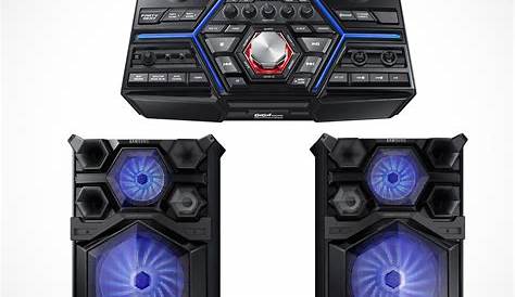 Samsung Giga Sound System with 18" Woofer and Beat Lighting Effects