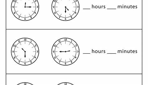 Elapsed Time Worksheets - Math Monks