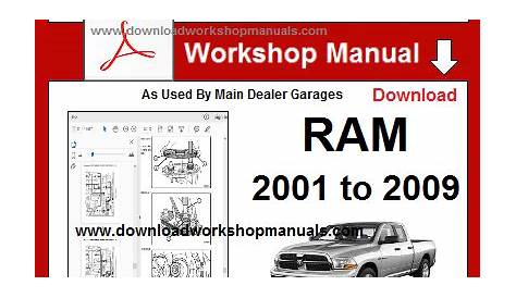 Dodge Ram Workshop Repair Manual Download