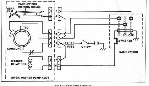 57 Chevy Windshield Wiper Wiring Diagram