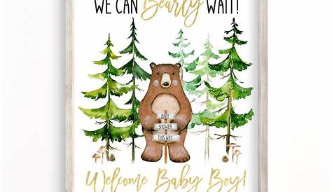 we can bearly wait printable