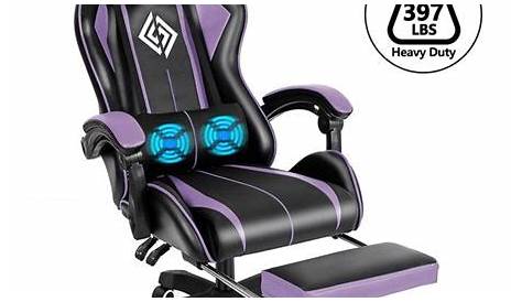 Winnola - Geepro Ergonomic Gaming Chair in Black/Purple | AS IS