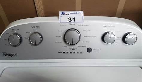 WHIRLPOOL WASHER MODEL WTW5000DW1 - Able Auctions