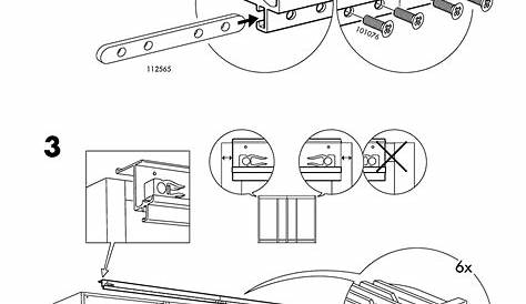 IKEA PAX LYNGDAL SLIDING DOORS Assembly Instruction | Page 7 - Free PDF