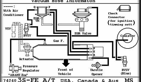 Vacuum diagram toyota 2e engine