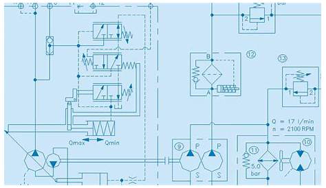 hydraulic motor control circuit diagram