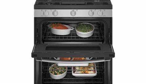GE Profile - PGB965YPFS - GE Profile™ 30" Free-Standing Gas Double Oven Convection Fingerprint