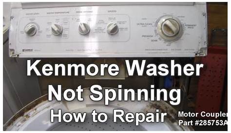 kenmore elite front load washer manual