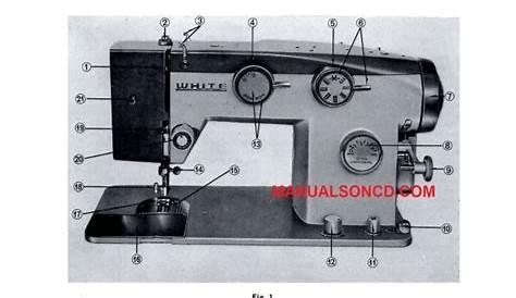 white 1418 sewing machine manual
