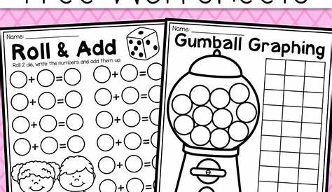 Free First Grade Math Worksheets | First grade math worksheets, First