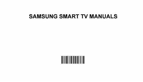 Samsung smart tv manuals by ChadSinclair3280 - Issuu