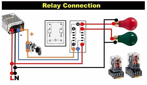 Relay Wiring Diagram | Relay Connection | Relay Working Principle