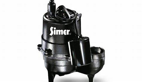 PENTAIR WATER - FLOTEC- SIMER - 3963 1/2 HP Submersible Cast Iron