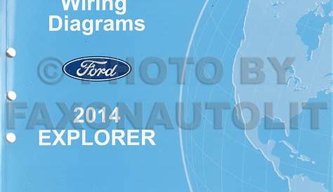 2014 Ford Explorer Wiring Diagram Manual Original