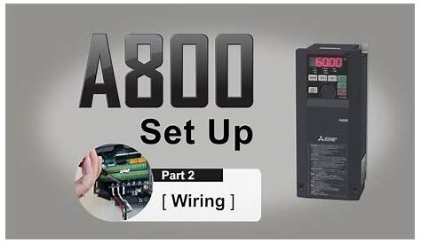 Inverter FR-A800 Set Up [Part 2: Wiring] - YouTube
