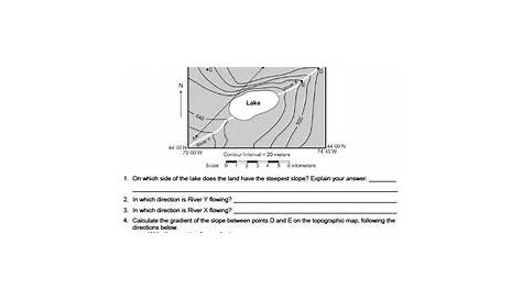 Earth Science Topographic Map Worksheet Answer Key - Map Of Rose Bowl