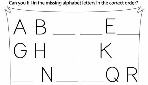 learning letters worksheets