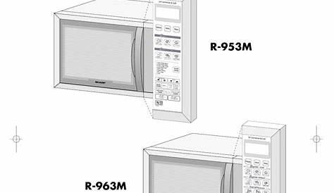 Sharp Carousel Ii Microwave Convection Oven Manual / Dmr0152 Household