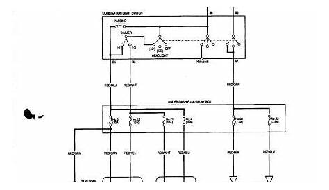 high low beam wiring diagram