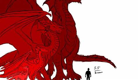 game of thrones dragon sizes chart