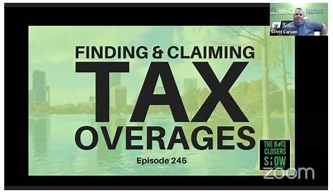 Finding and Claiming Tax Overages #noteinvesting #taxoverages #taxsales